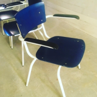 Vintage Gispen buisframestoelen nr 15